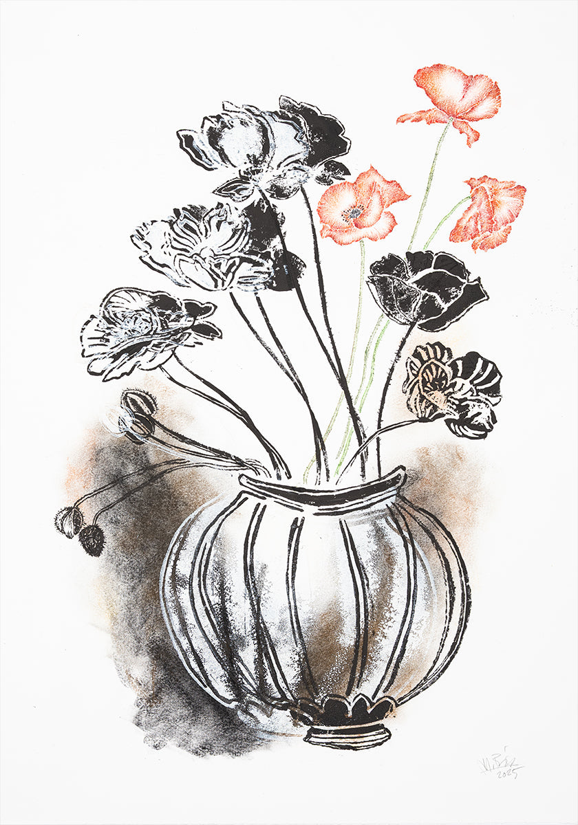 Dark Flowers Poster