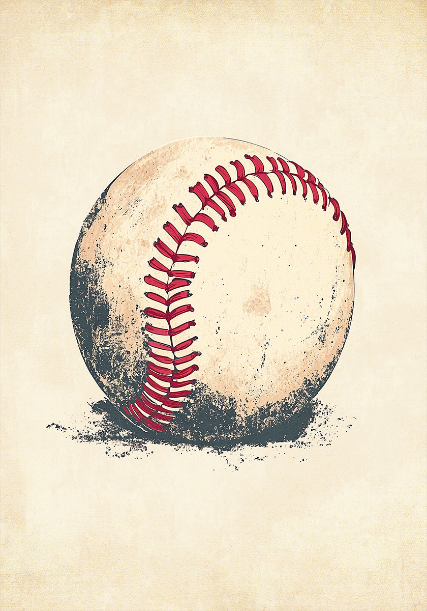 Baseball Ball Poster