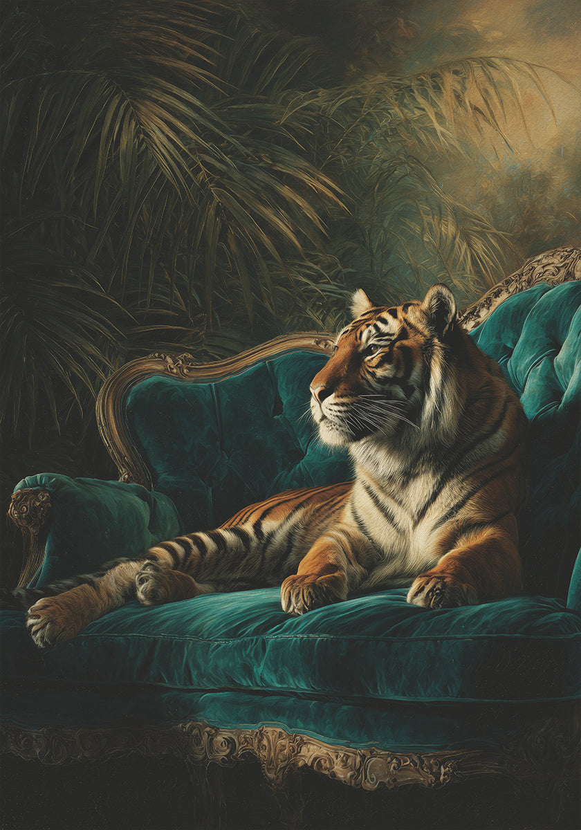 Resting Tiger Poster