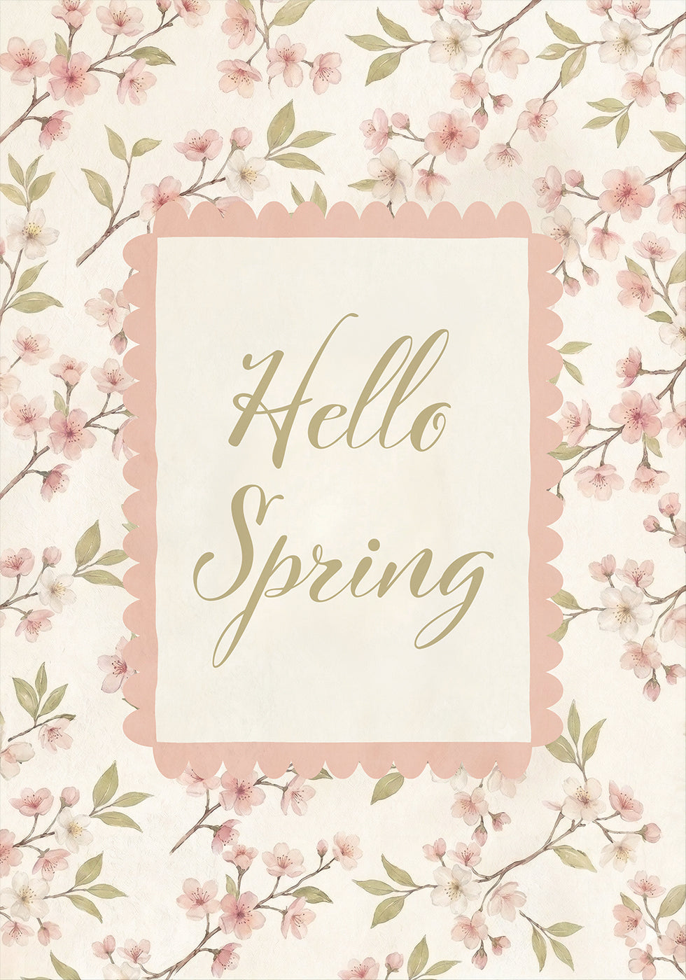 Hello Spring Poster
