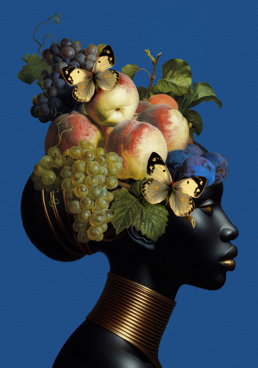 Gold and Fruit Poster