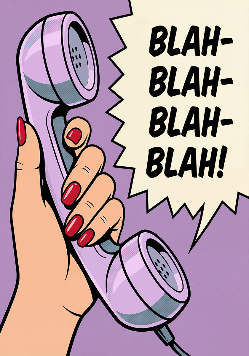 Blah Blah Blah Poster