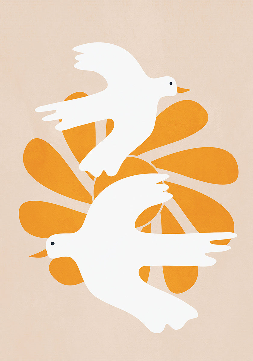Abstract Flight Poster