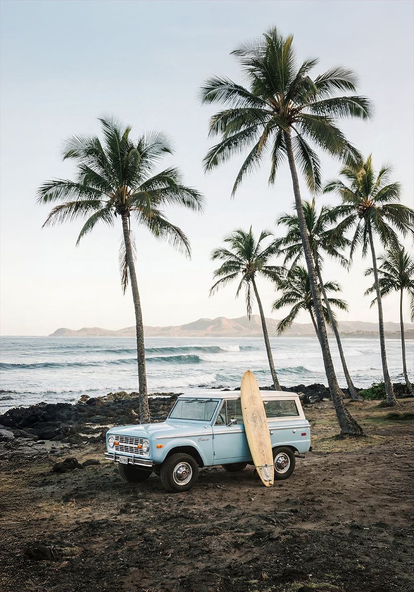 At the Beach Poster