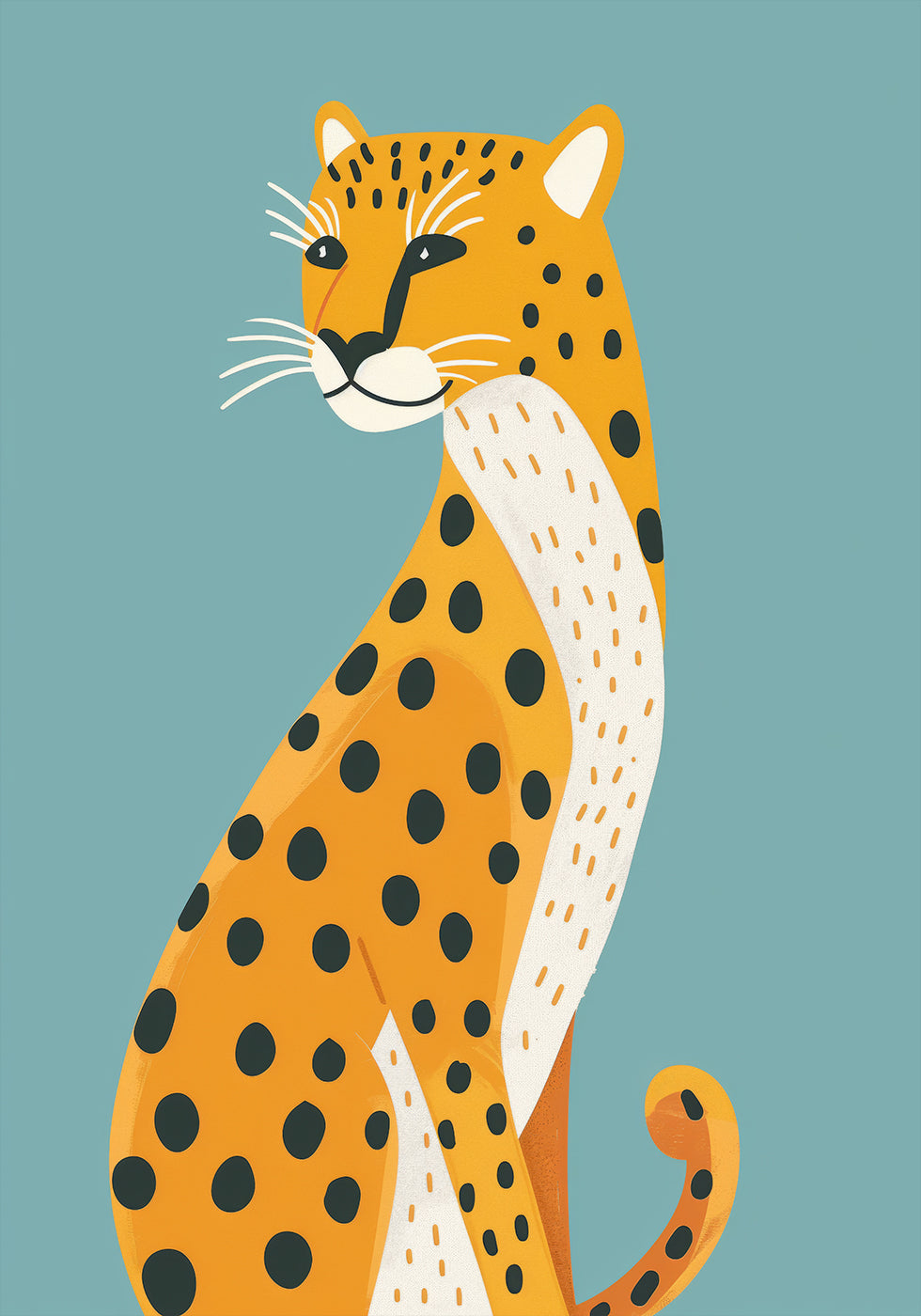 Spotted Cat Poster