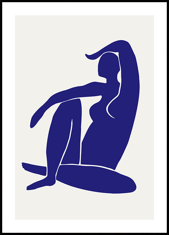 Figure Bleu Poster