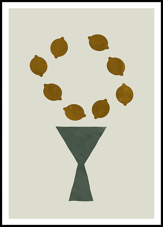 Citrus &amp; Clay Study 2 Poster