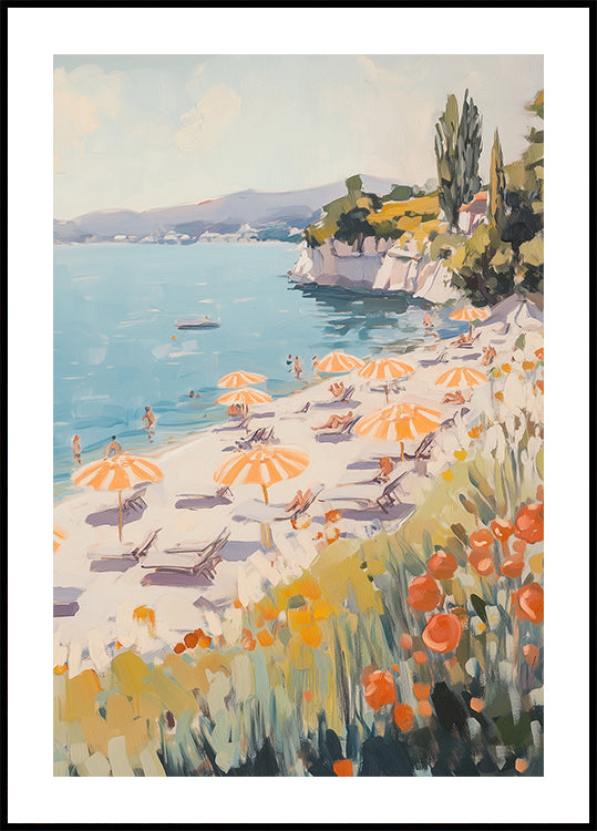 Sunny Beach Day Poster
