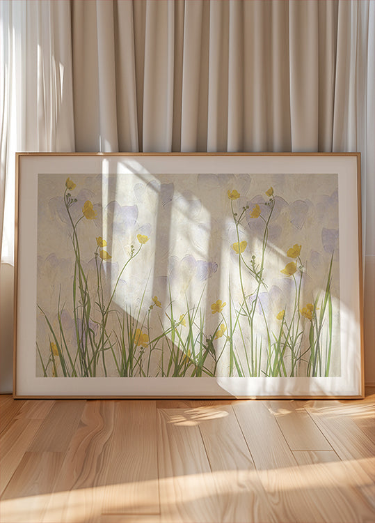 Crocuses bloom Poster