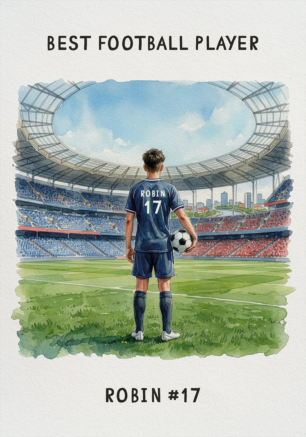 Youth football Boy Personal 2 Poster