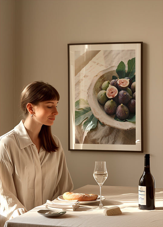 Figs In a Bowl Poster