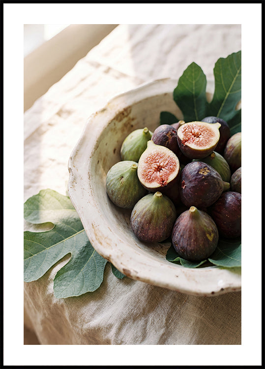 Figs In a Bowl Poster