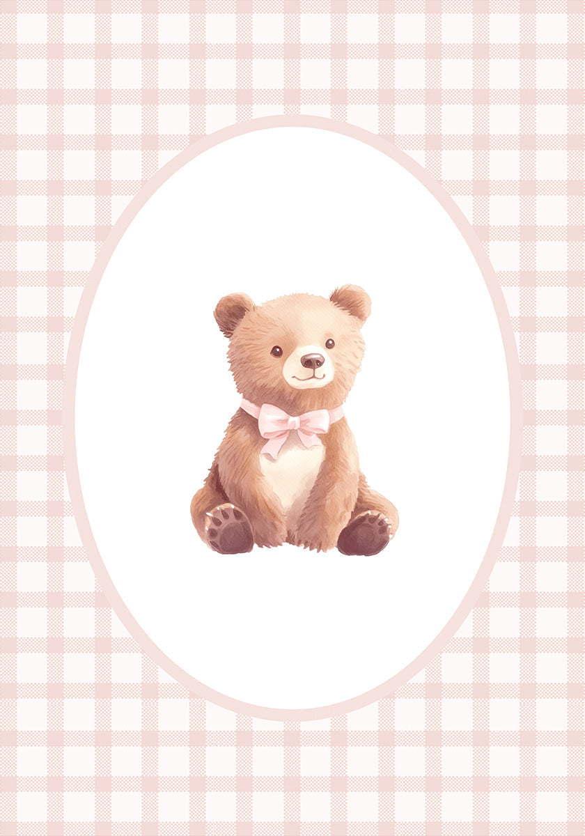Bear Watercolor Poster