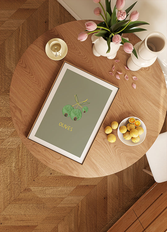 Olives in Green Poster