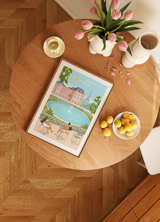 Parisian Serenity Poster
