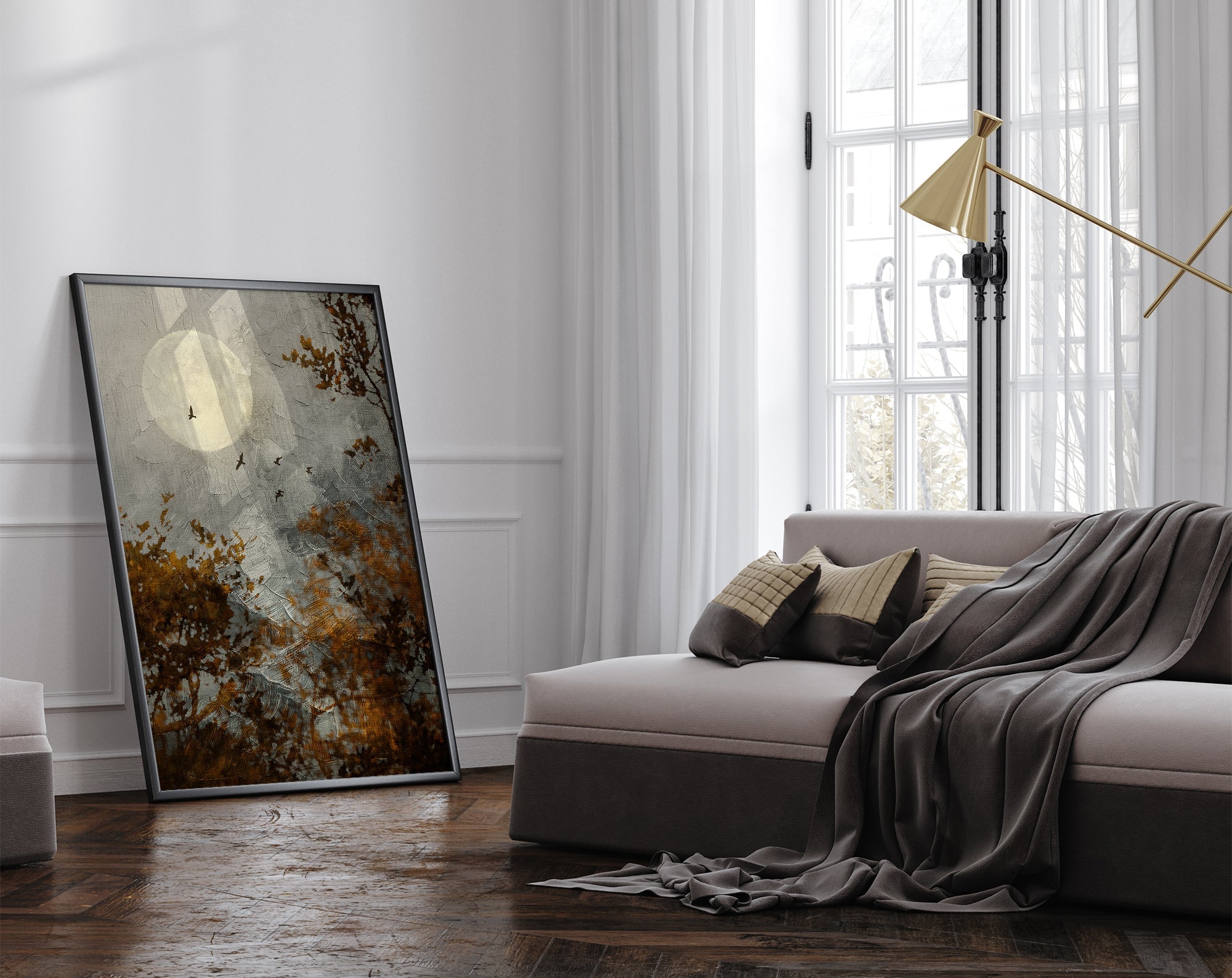 Halloween Full Moon Poster