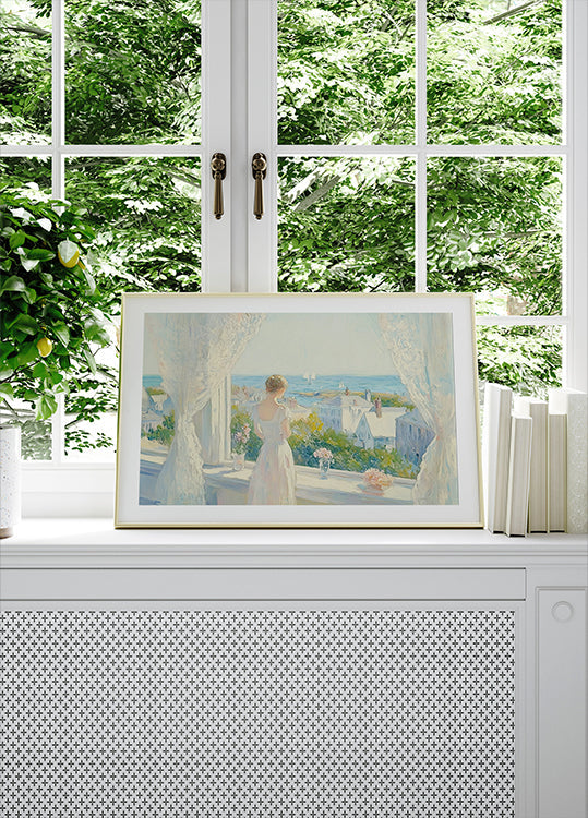 Morning Serenity by the Sea Poster