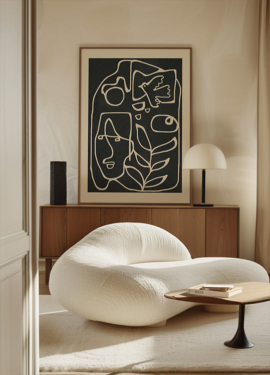 Paleolithic Abstract Art Poster