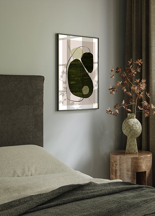 Earthy Abstraction Poster