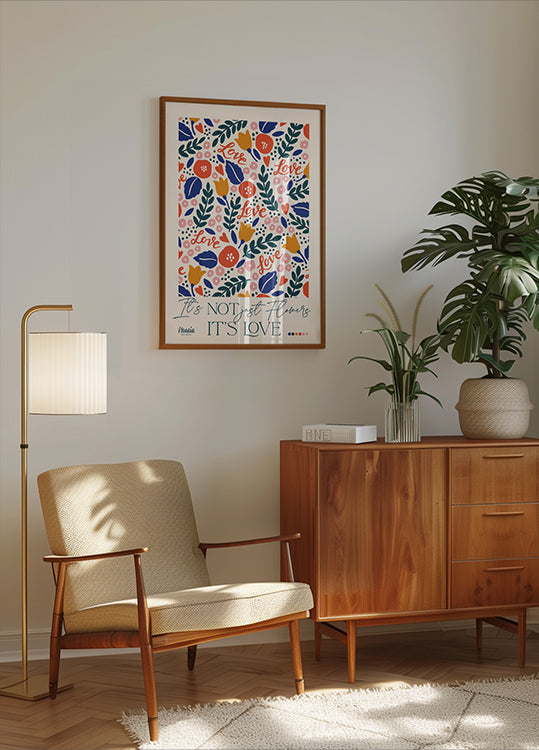 About Love. Tiny Flowers Poster