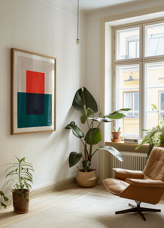 Overlapping geometry 4 Poster