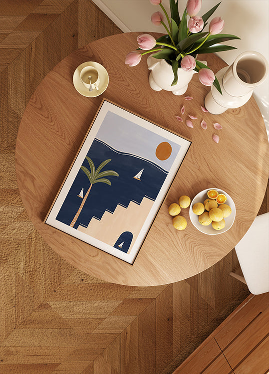 Sailboats Poster