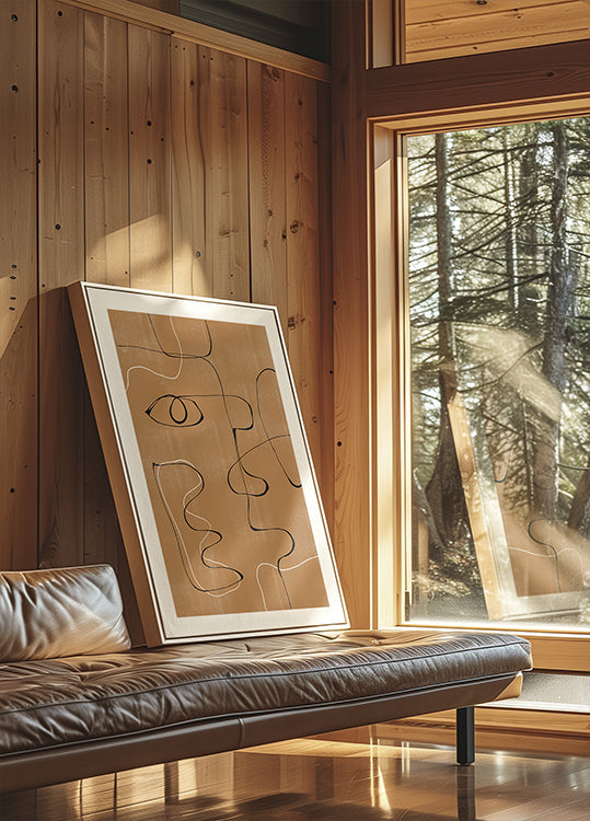 Whimsical Lines Poster