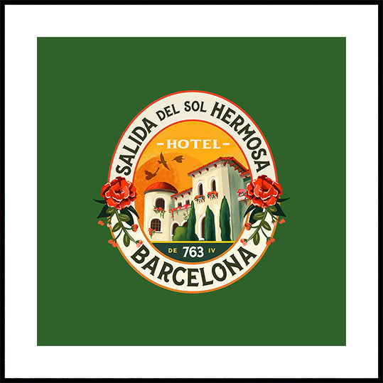 Hotel Barcelona Spain Poster