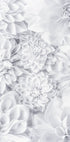 White Calm Flowers Plakat - Posterbox.no