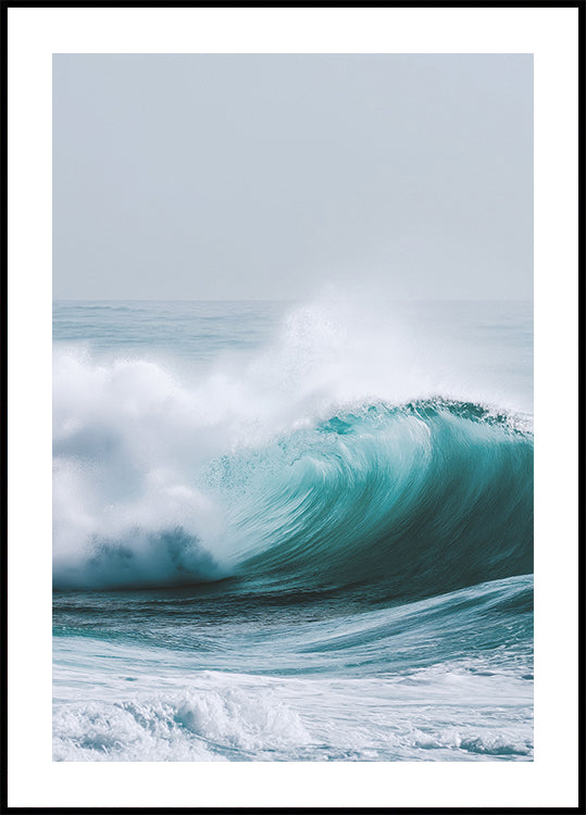 Ocean Wave in Motion Poster