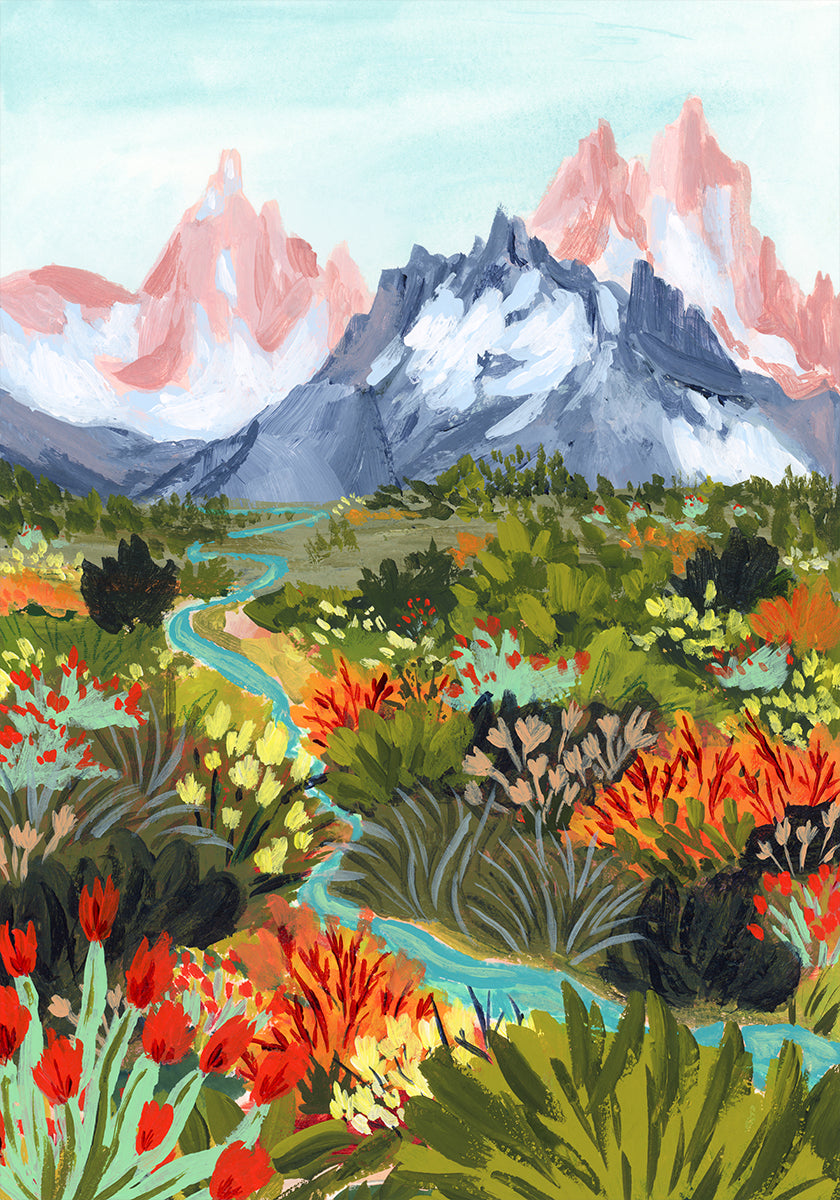 Autumn Mountains Poster