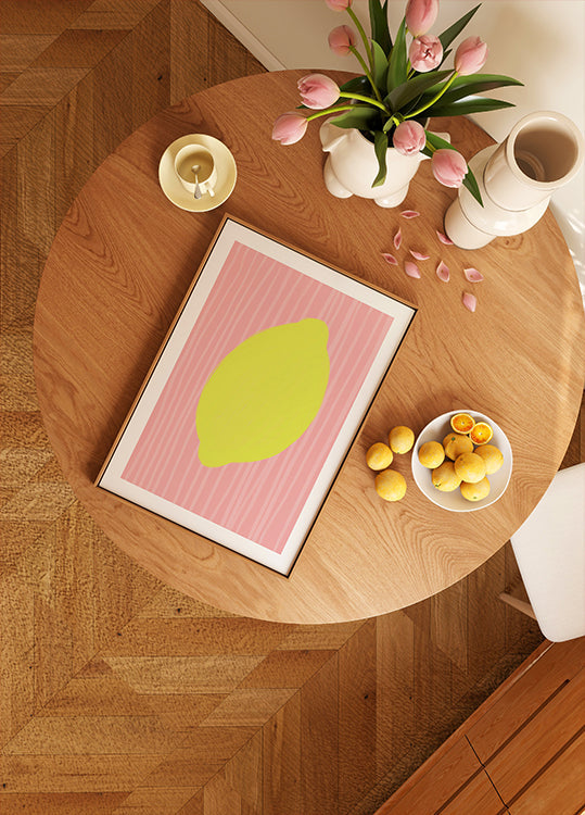 Lemon Glow Poster