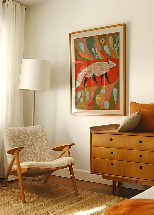 Autumn Fox Poster