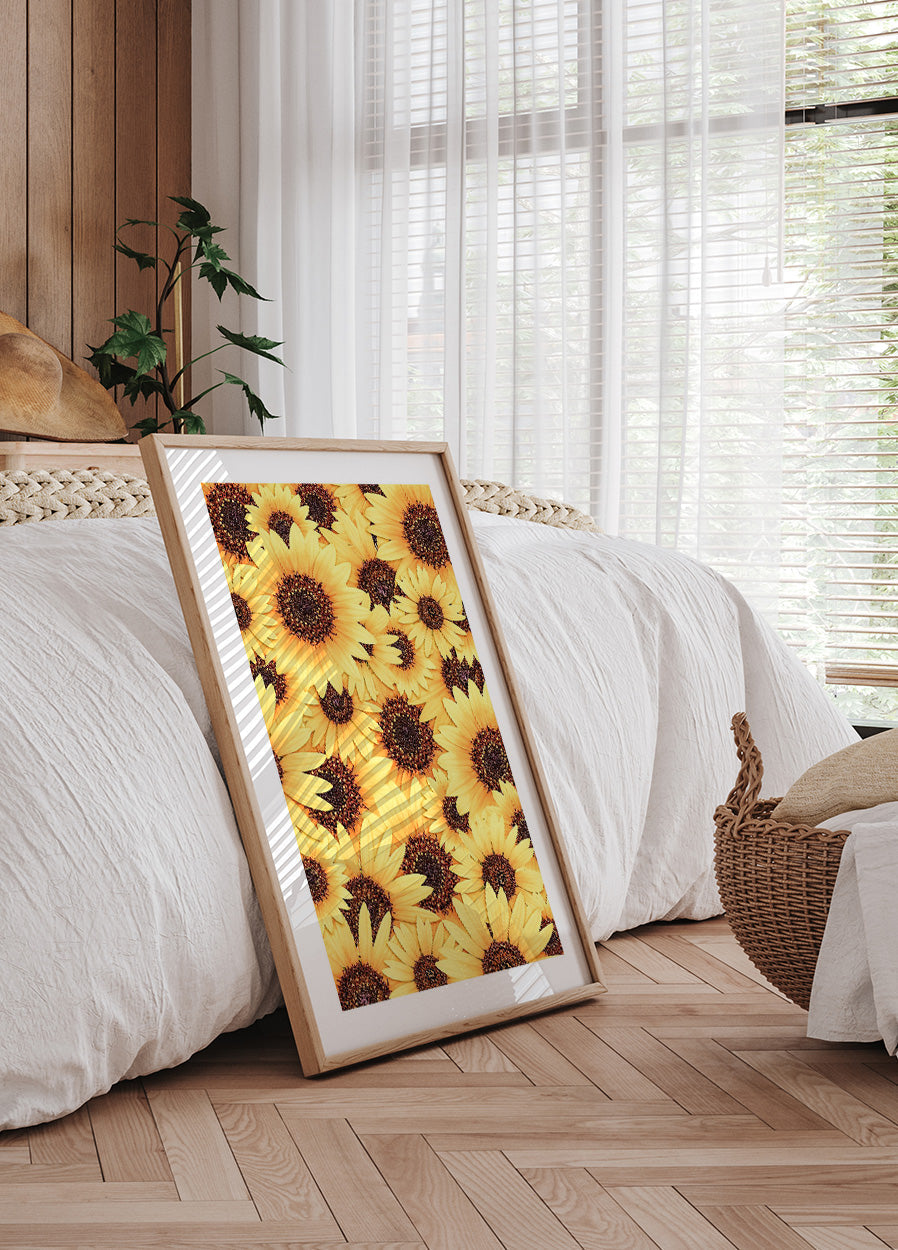 Wild Sunflower Blossom Plakat - Posterbox.no