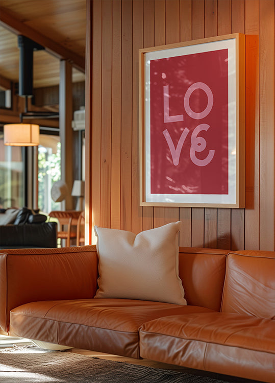 Love Red Poster