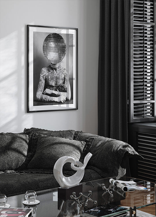 DISCO VINTAGE PORTRAIT Poster