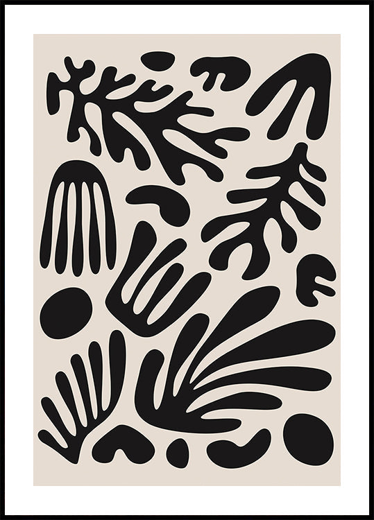 Henri Matisse Black Algae Collection #3 Poster