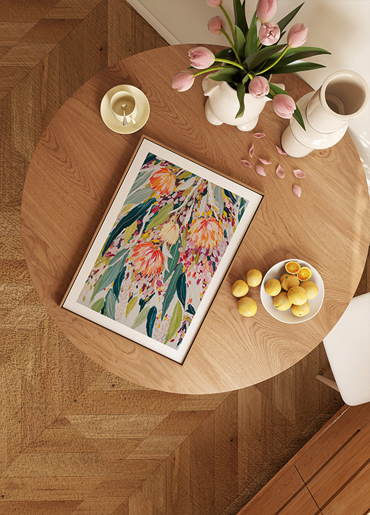 Native Blooms Poster