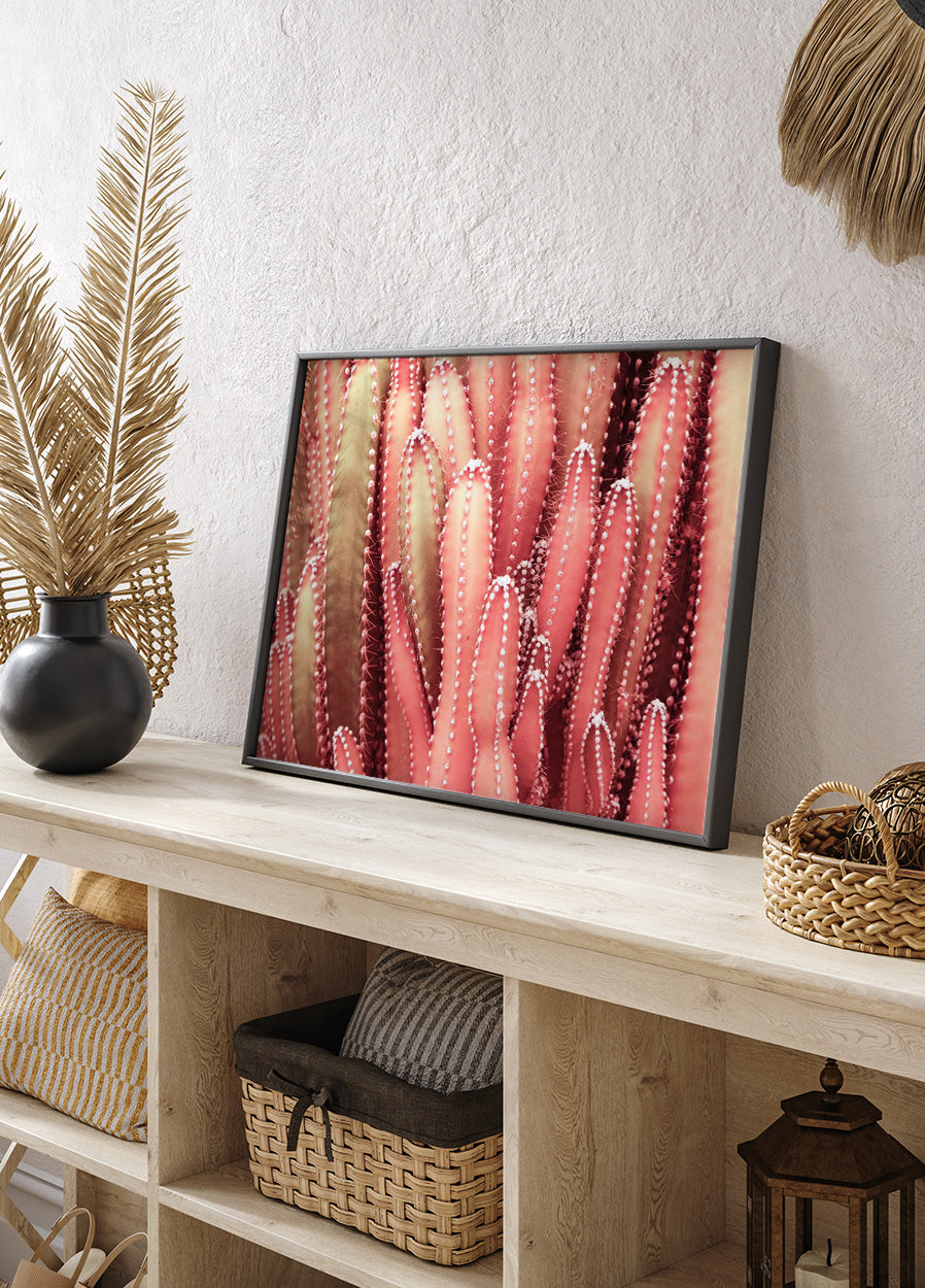 Fairy Red Cactus Plant Plakat - Posterbox.no