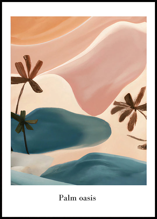 Palm Oasis Poster