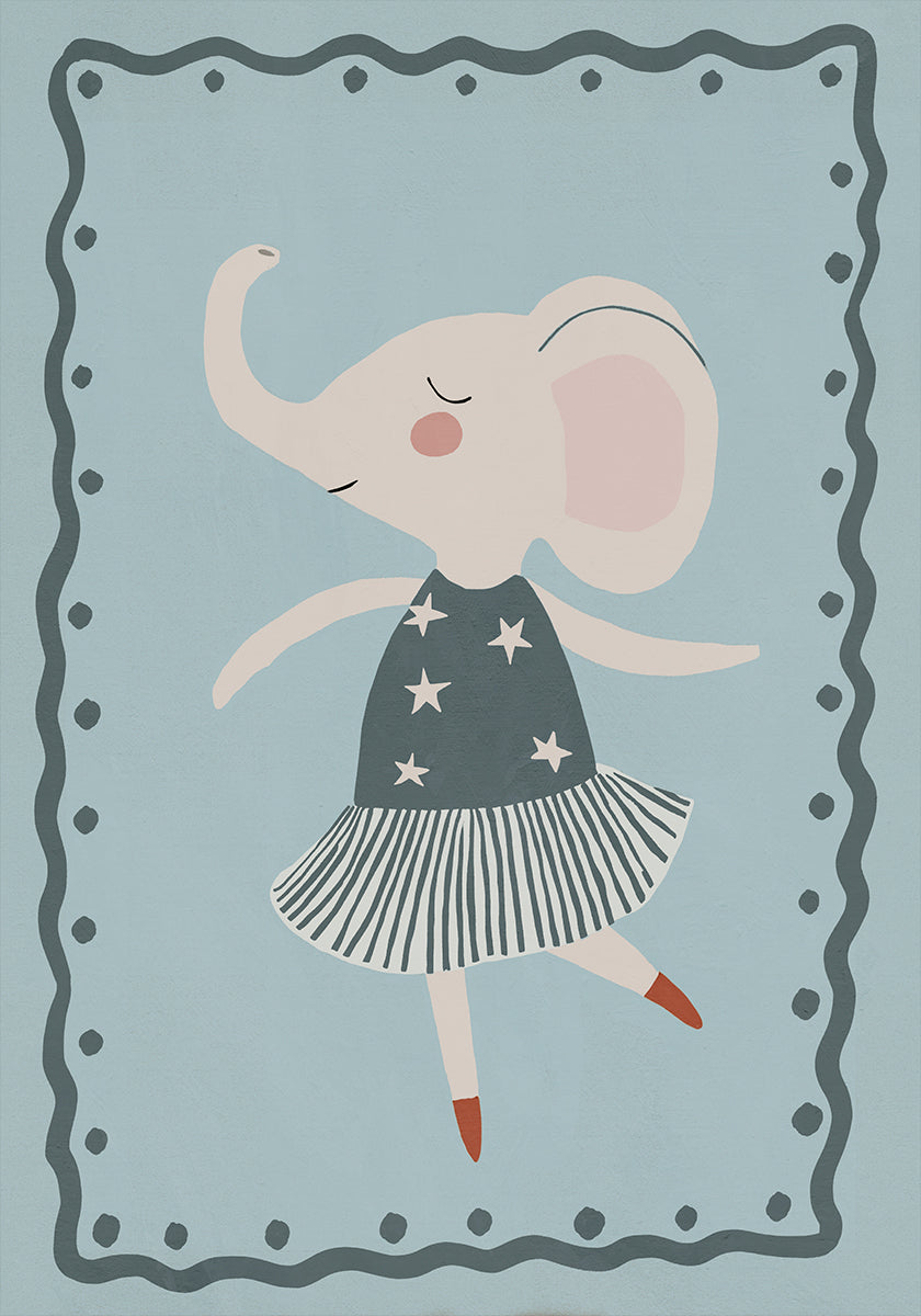 Dancingelephant Poster