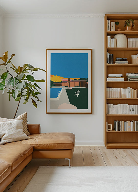 Kaufmann Desert House Poolside Poster