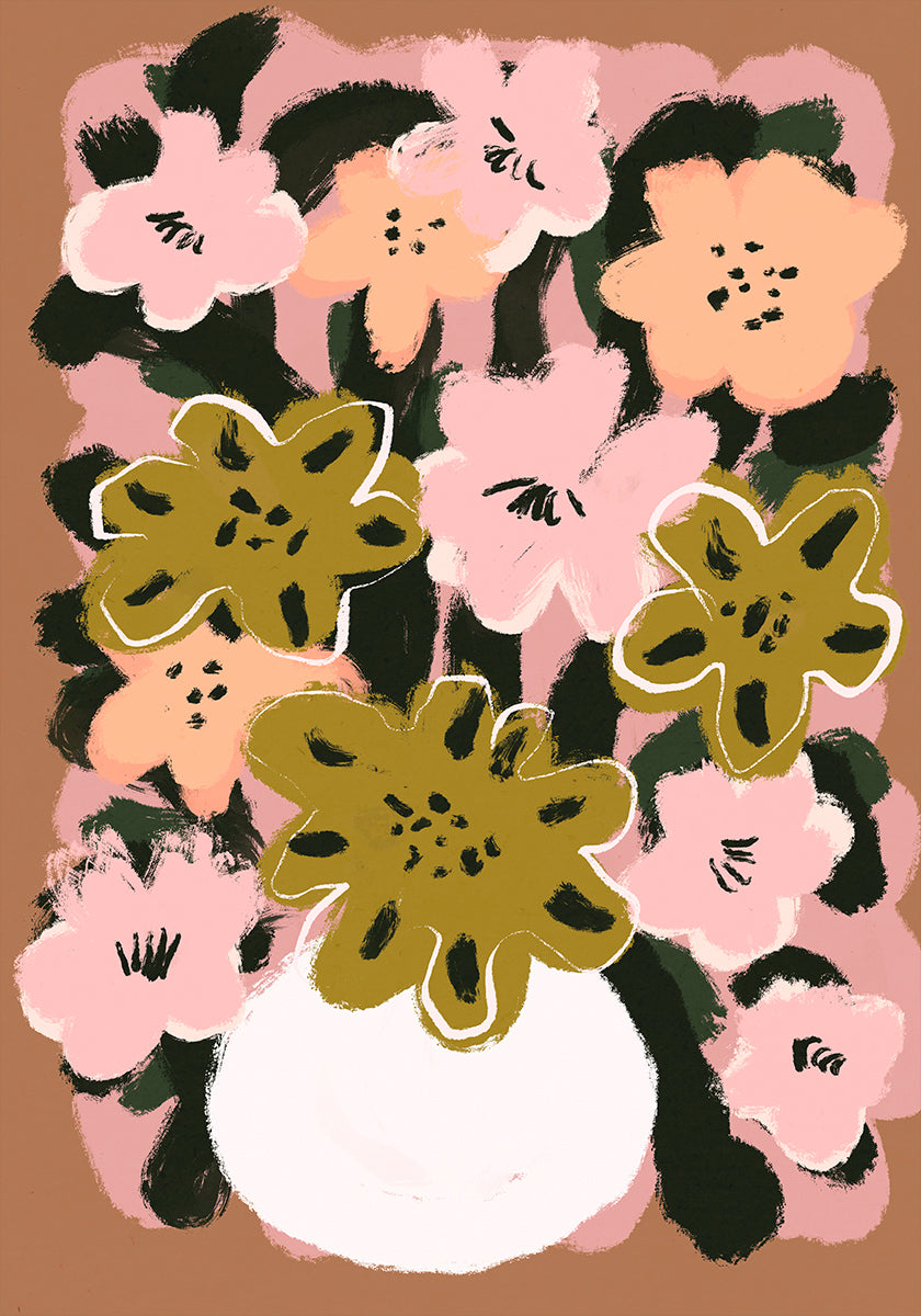 Floral Harmony Poster