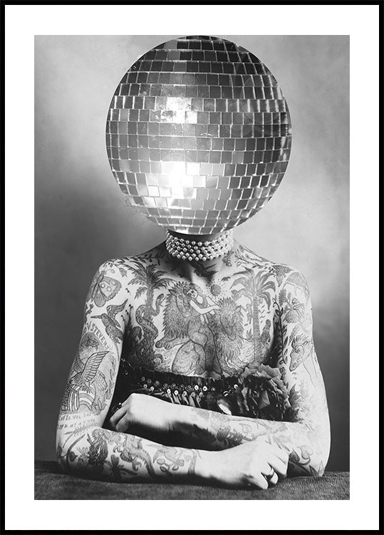 DISCO VINTAGE PORTRAIT Poster