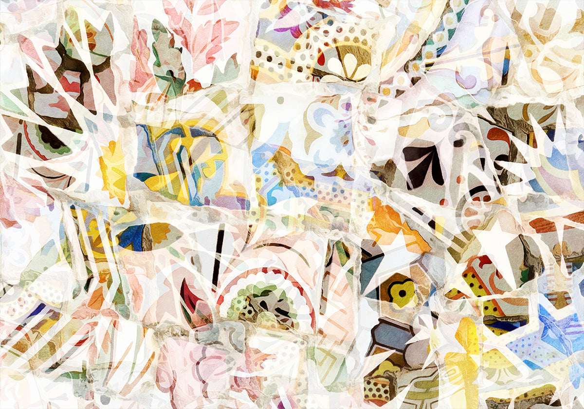Mosaic of Barcelona 19 Poster