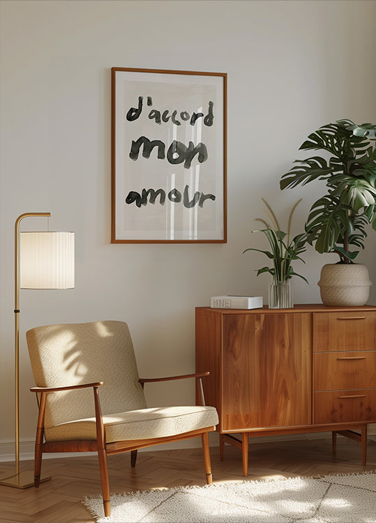 D'accord Mon Amour Poster