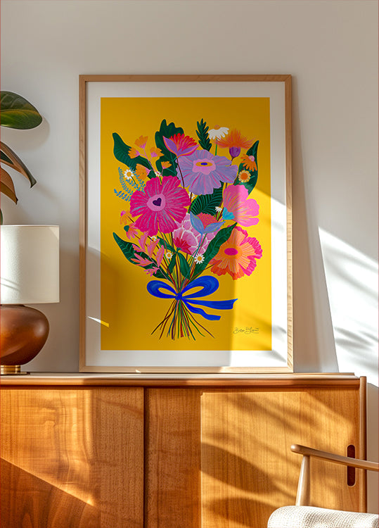 Eclectic Flowers Poster
