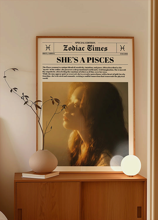 Zodiac Newspaper Personal Poster