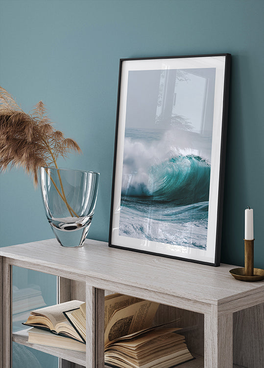 Ocean Wave in Motion Poster
