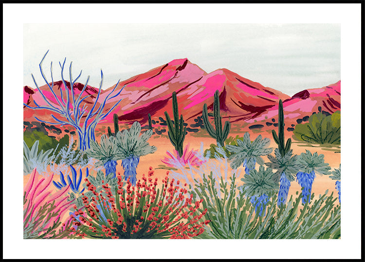 Bright Desert Poster